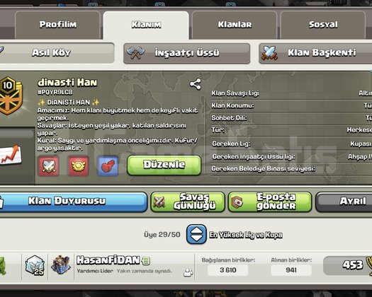 Th14 Max hesap+ 10 level aktif klan FIRSAT HESABI