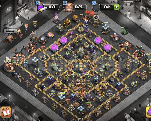 Th14 Max hesap+ 10 level aktif klan FIRSAT HESABI