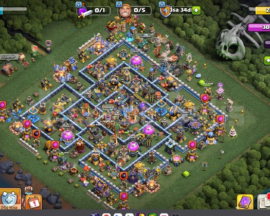 Clash of Clans hesabı ve brawl stars ve Cr mük