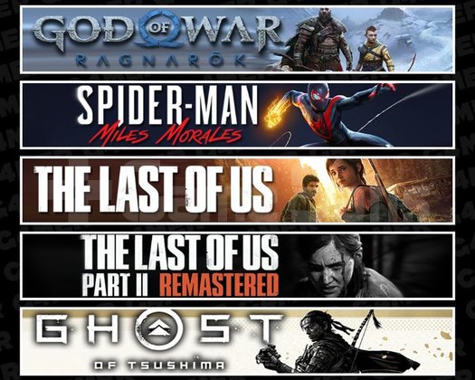 Ragnarök +Miles +TLOU1 +2 +Tsushima