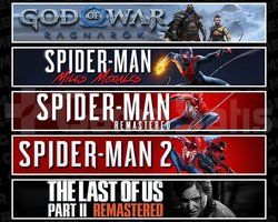 Ragnarök +Miles +Spider 1 +2 +TLOU2