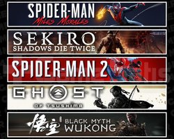 Miles +Sekiro +Spider 2 +Tsushima +Wukong