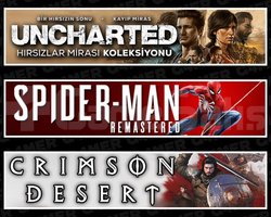 Uncharted +SpiderMan RE +Crimson Desert