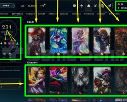 410 LVL + 231 KOSTÜM + 168 HERO + TEL / MAİL!
