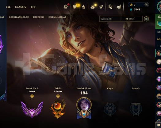 LOL MASTER HESAP SATILIKTIR