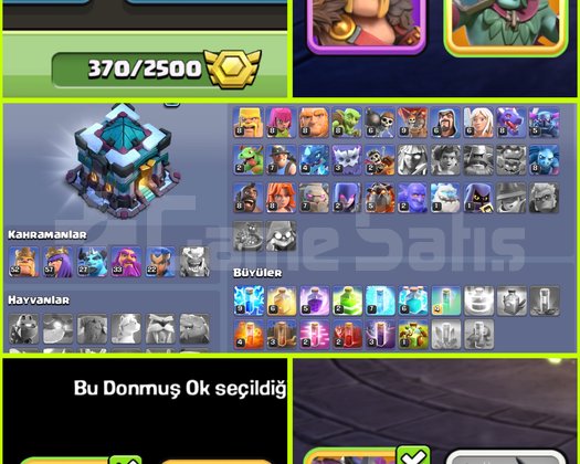 MAX SAVUNMA!! 370 MADALYA!! TH13 MAX HESAP
