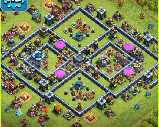 MAX SAVUNMA!! 370 MADALYA!! TH13 MAX HESAP