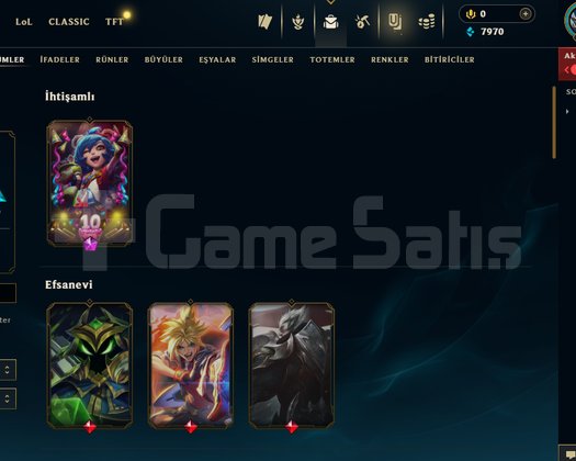 TR GOLD 1 53 SKIN +30LP GAİN