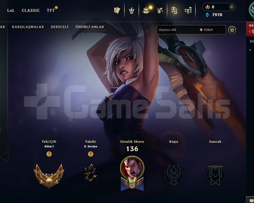 TR GOLD 1 53 SKIN +30LP GAİN