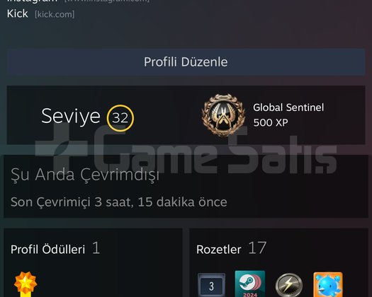 CS2 450 DOLAR BICAKLI YAYINCI HESABI