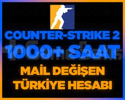 1000+ SAAT CS2 STEAM HESABI + TR KURULUM