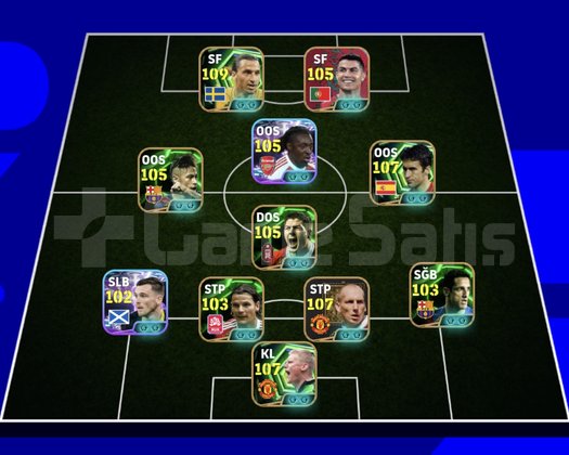KG 3255 5 BOMBACI+NEYMAR+RAUL+ZLATAN+EZE+STAM