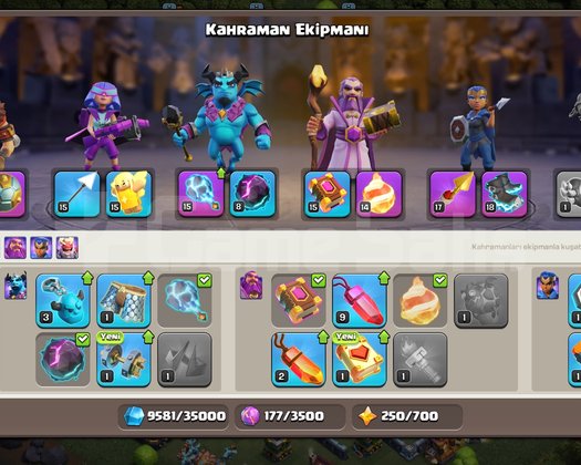 TH13 GELİŞMİŞ HESAP | 1.907 | TAŞ GÜÇLÜ EKİPMANLAR