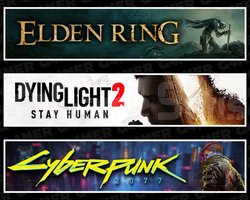 Elden Ring +Dying Light 2 +Cyberpunk 2077