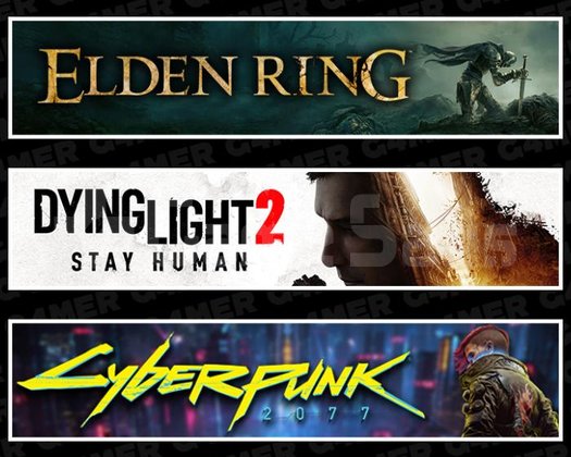 Elden Ring +Dying Light 2 +Cyberpunk 2077