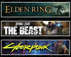 Elden Ring +The Beast +Cyberpunk 2077