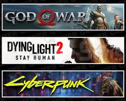 God Of War +Dying Light 2 +Cyberpunk 2077