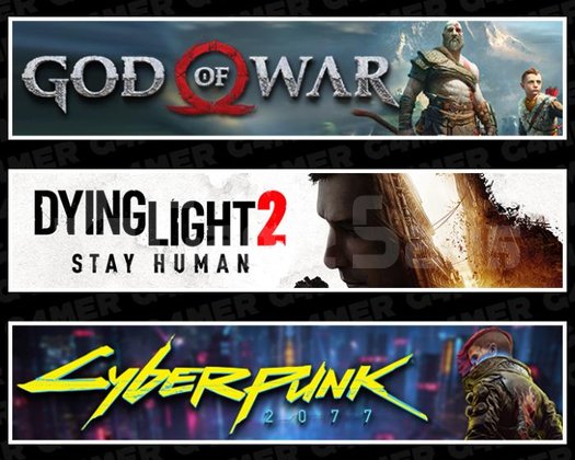God Of War +Dying Light 2 +Cyberpunk 2077