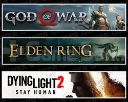God Of War +Elden Ring +Dying Light 2
