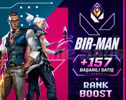 +157 BAŞARILI SATIŞ HIZLI VE GÜVENLİ BOOST İŞLEMİ!