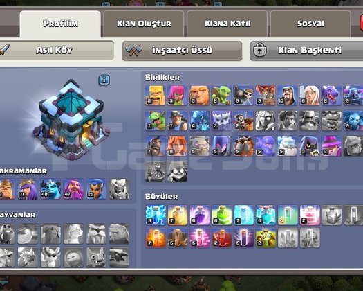 TH13 GELİŞMİŞ HESAP | 665 TAŞ | GÜÇLÜ EKİPMAN