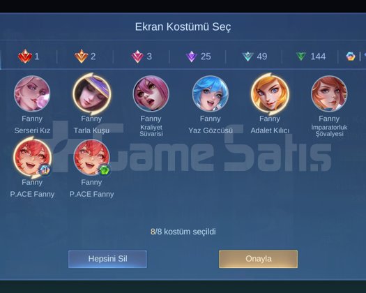 FANNY MAIN LAYLA LEGEND ÇITIRLIK HESAP
