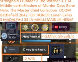 3 MADALYALI 33 LV MÜZİK KİTLİ Battlefield 2042 Hal