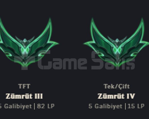 YÜKSEK MMR SOLOQZUMRUT4 FLEXZUMRUT1 75LP TFT ZMR 3
