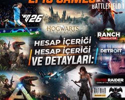 Premium Epic games hesabı 30 oyun