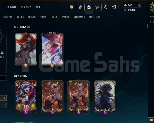 EUW | 265 SKİN | UNRANKED