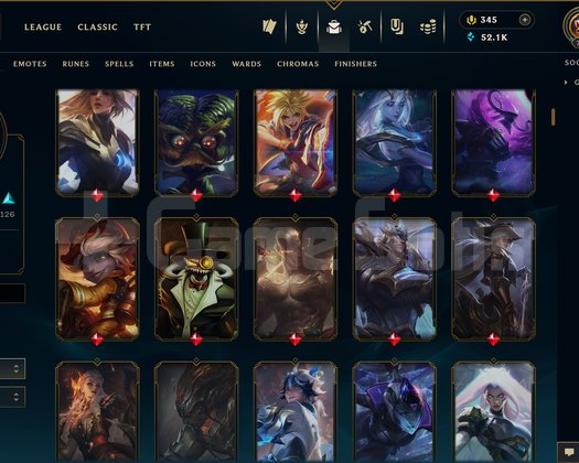 EUW | 265 SKİN | UNRANKED