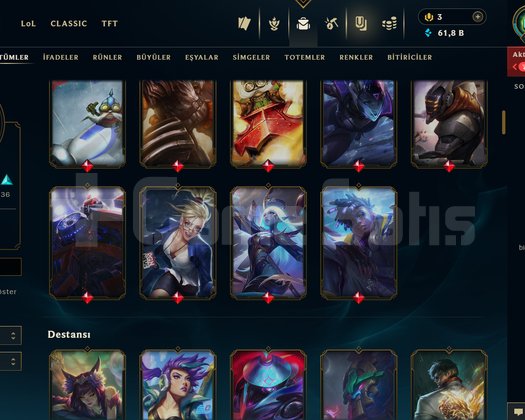 242 LVL + 145 KOSTÜM + 167 HERO + 61K ÖZ + MAİL!