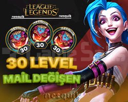 +30 LEVEL + UNRANKED + MAİL DEĞİŞEN + HESAPLAR!
