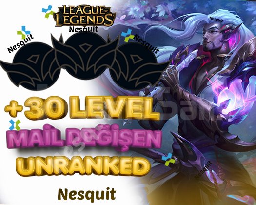 +30 LEVEL + UNRANKED + MAİL DEĞİŞEN + HESAPLAR!