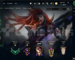 LOL TR ZÜMRÜT 2 182 KOSTÜMLÜ HESAP 182K MAVİ ÖZ