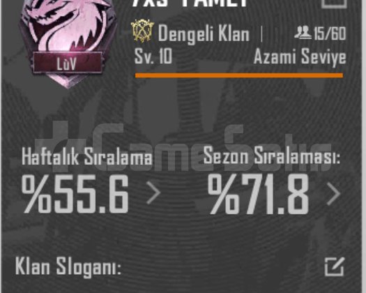 10 lvl klan isim aktif