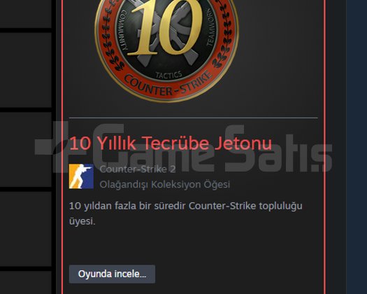 CS2 | 5 YIL + 10 YIL MADALYA + YEŞİL FAKTÖR HESAP