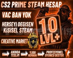 CS2 | SEÇKİN ETKİN +10LVL + YEŞİL F + MAİL DEĞİŞEN