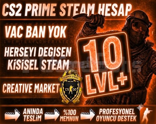 CS2 | SEÇKİN ETKİN +10LVL + YEŞİL F + MAİL DEĞİŞEN