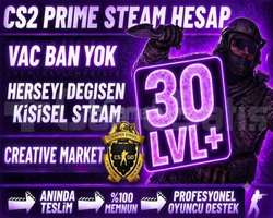 CS2 | SEÇKİN ETKİN +30LVL + YEŞİL F + MAİL DEĞİŞEN