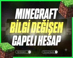 MC | JAVA VE BEDROCK + MAİL DEĞİŞEN + 2 CAPE