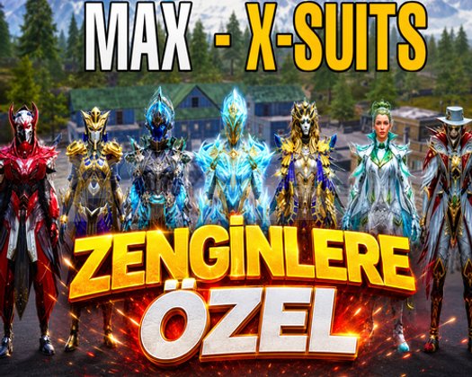 MAX + MAX X-SUİT DOPDOLU GARANTİLİ ZENGİN STOK