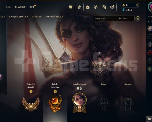 TR GOLD 3 ZÜMRÜT EŞLEŞİYOR +30 -10 MMR
