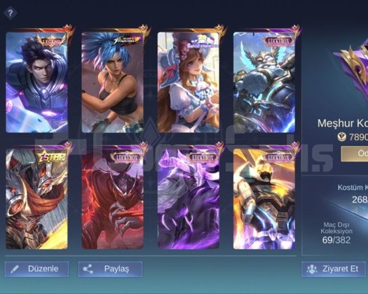 Alu leg hayabusa luckybox tek bağ meşhur epic base