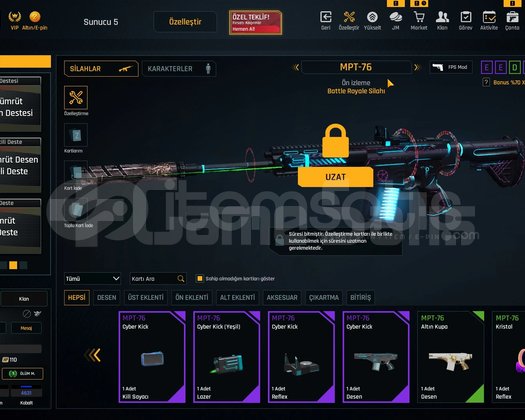 SINIRSIZ KAR98 VE KELEBEK ÖZELLEŞTİRMESİ SAĞLAM