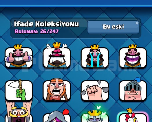 CLASH ROYALE GÜZEL EMOTELİ HESAP