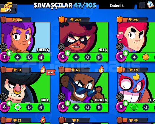 BRAWL STARS HESAP 4 BİN KUPA