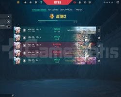 GOLD 2 AŞIRI YÜKSEK MMR HESAP