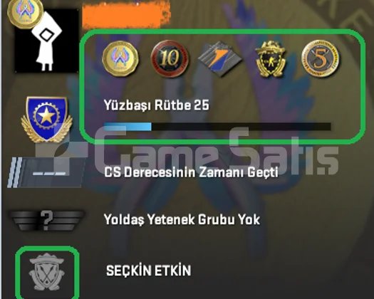 5 NADİR MADALYALI BOLOYUNLU FACEİT HESAP