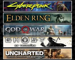 Cyberpunk +Elden +GOW +Tsushima +Uncharted